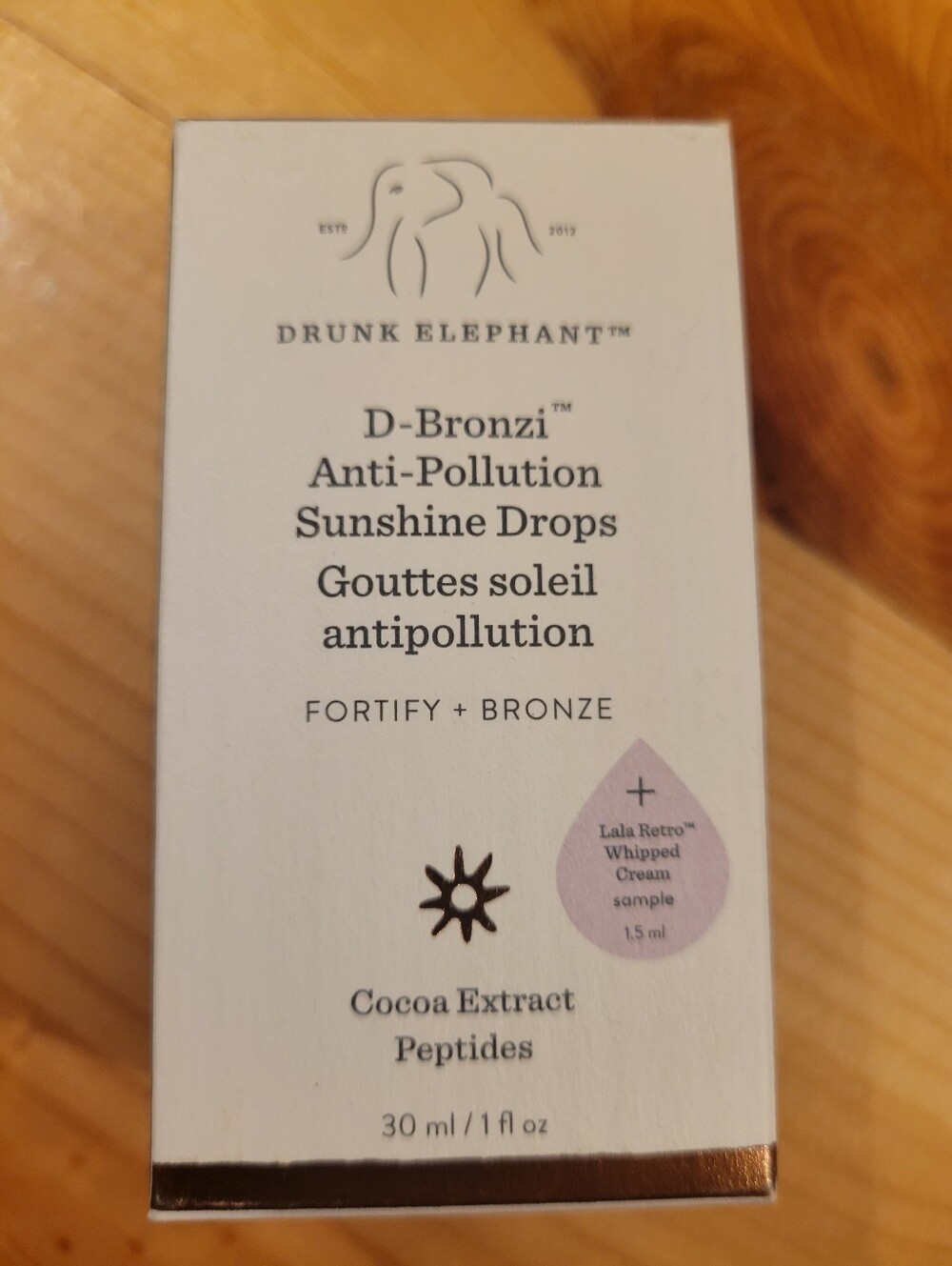 Drunk Elephant D-Bronzi Anti-Pollution Sunshine Drops — New In Box